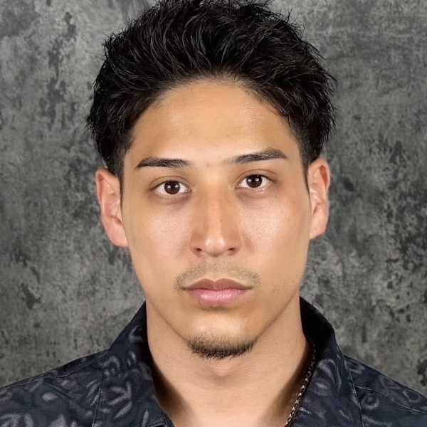 かき上げアップバング