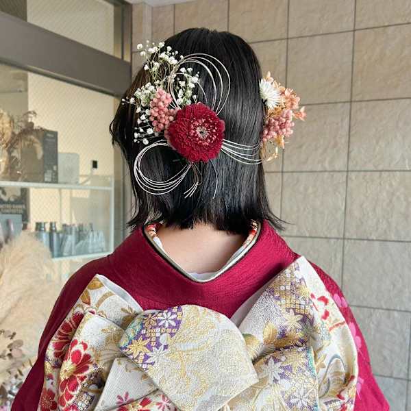 【hinari】卒業式ヘア/袴ヘアセット/ボブヘアアレンジ