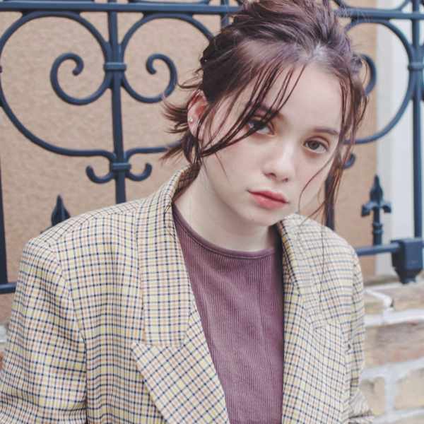 ココアベージュミディアムニュアンスアレンジヘア