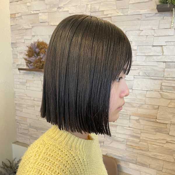 切りっぱなしショート