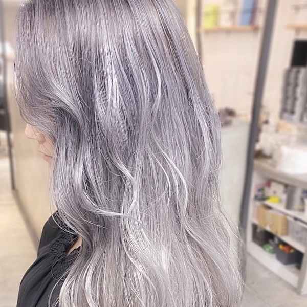 【SOURCE】アッシュシルバー×グラデーション