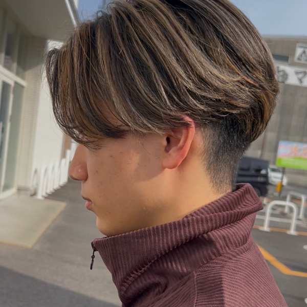 メンズ　フェザーパーマ　ニュアンスパーマ|RECIEL多治見店