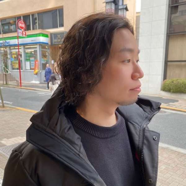 大人ワイルドパーマ