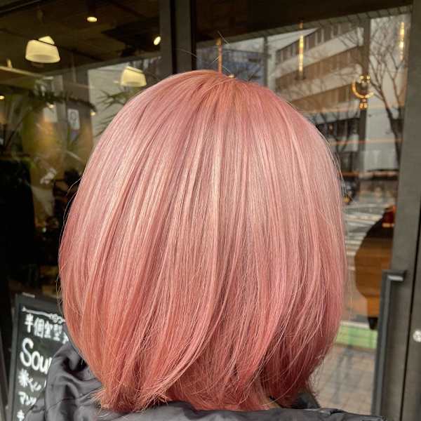 ティーンズピンクヘア☆