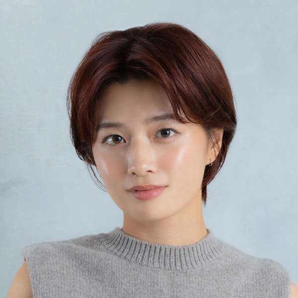 アップバングショート