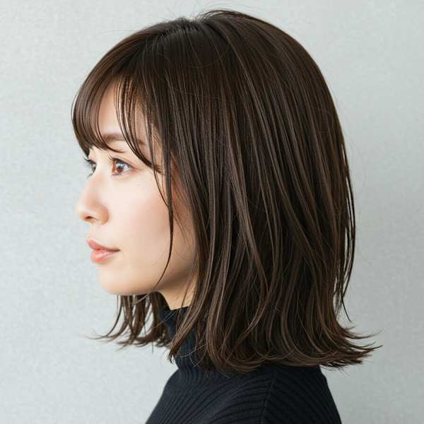 30代40代50代外ハネボブレイヤー髪質改善酸性ストレート