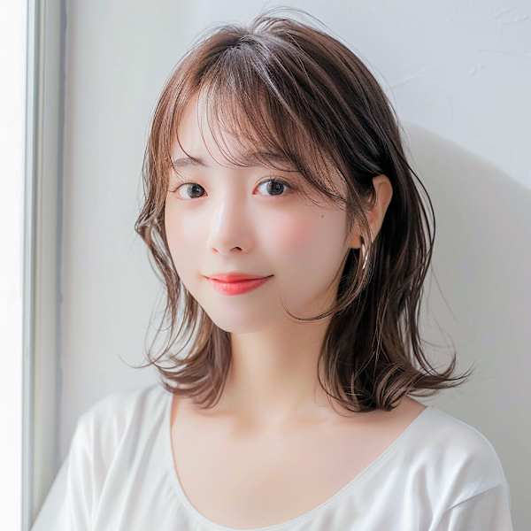 軽さに揺れるレイヤーミディアム|ano たまプラーザ