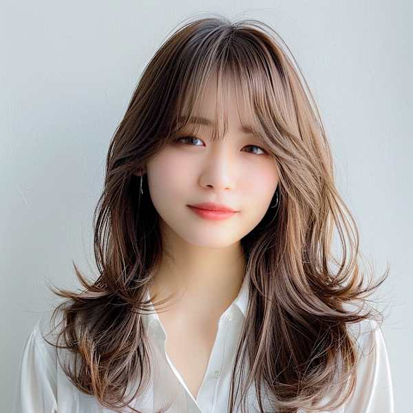 華やかに見せるナチュラルロング|ano たまプラーザ