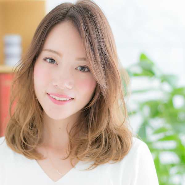 抜け感暖色カラー×フレンチガーリー