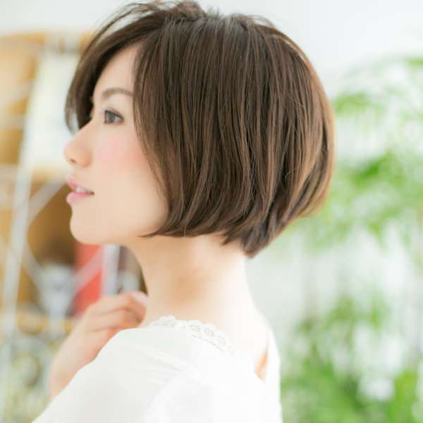 グラデハイライト×ひし形マッシュボブ♪