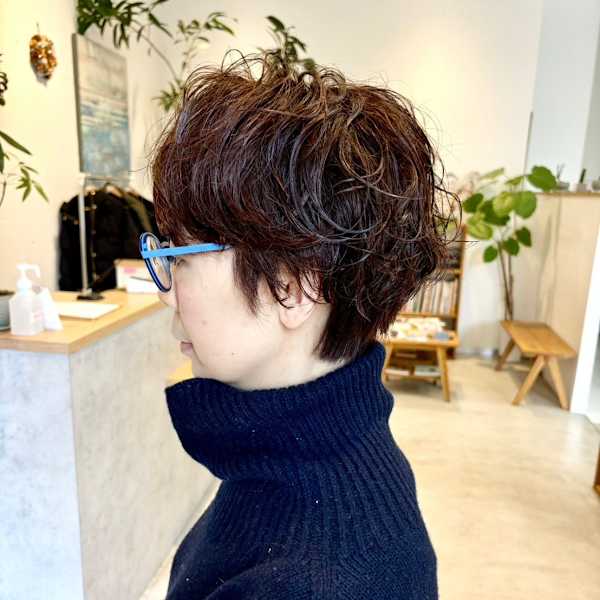 ナチュラルショートパーマ|Lico hair