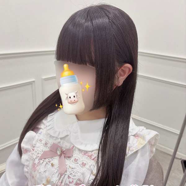重ためぱっつん前髪×太め姫カット＊まゆ