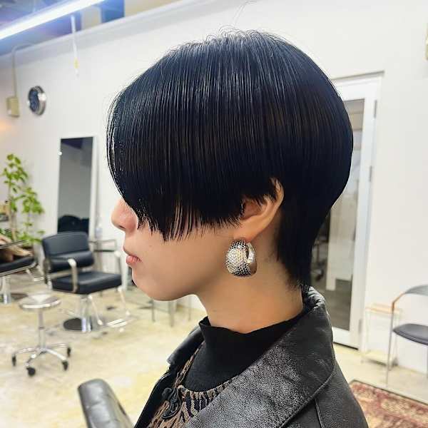 ハンサムショート×ブルーブラック