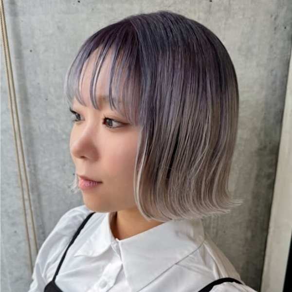 透明感ラベンダーグラデーション*ケアブリーチ|OAKたまプラーザ