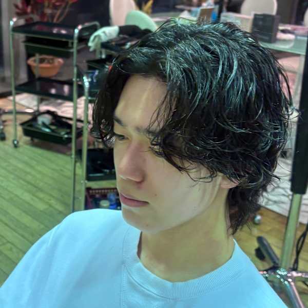 ★シャドウパーマ×センターパート|Hair'sDeparture KIHARA