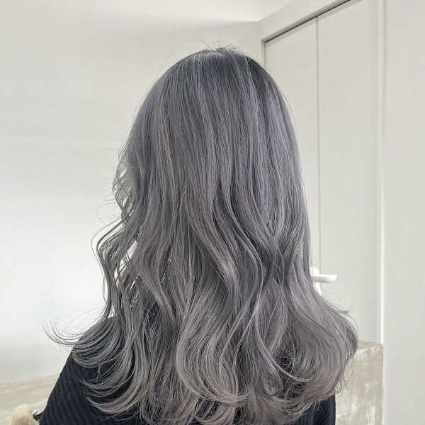 ラベンダーシルバー10代20代ハイトーンカラー韓国ツヤカラー|Nought etre 西金沢