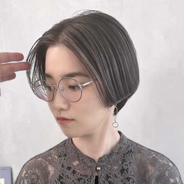 ハンサムショート/バレイヤージュ