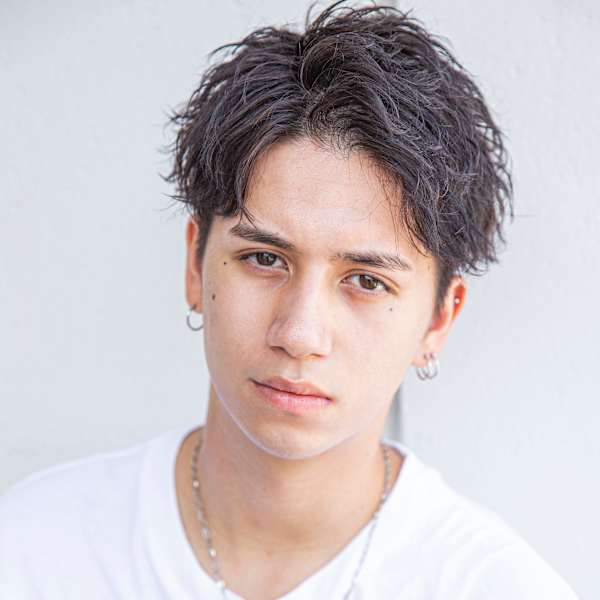 【小久保style】メンズカットツーブロックツイストウルフ|CITY