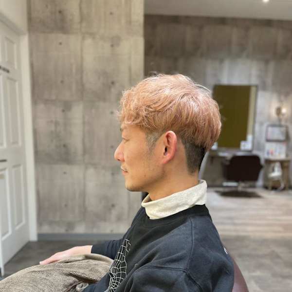 メンズピンクベージュ【ARCH片山】