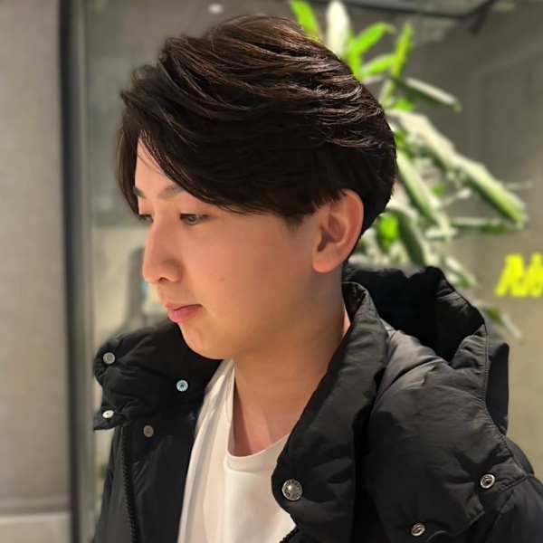 カルマパーマ 毛流れパーマ 爽やか 20代30代 ビジネス|Men's Salon bloc