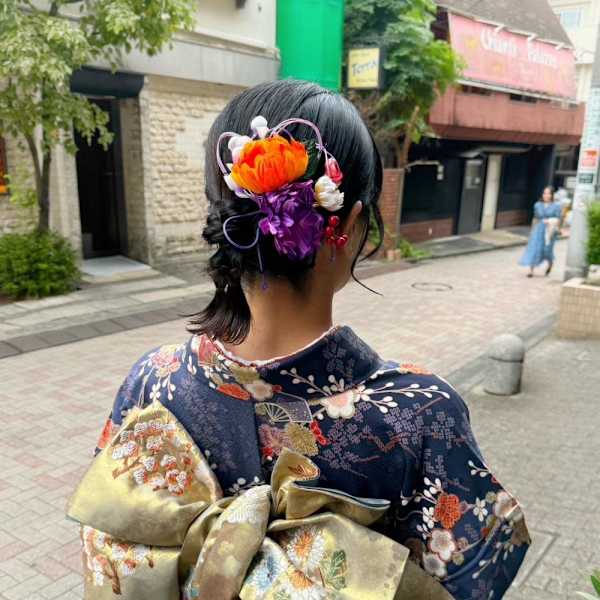振袖着付けヘアセット