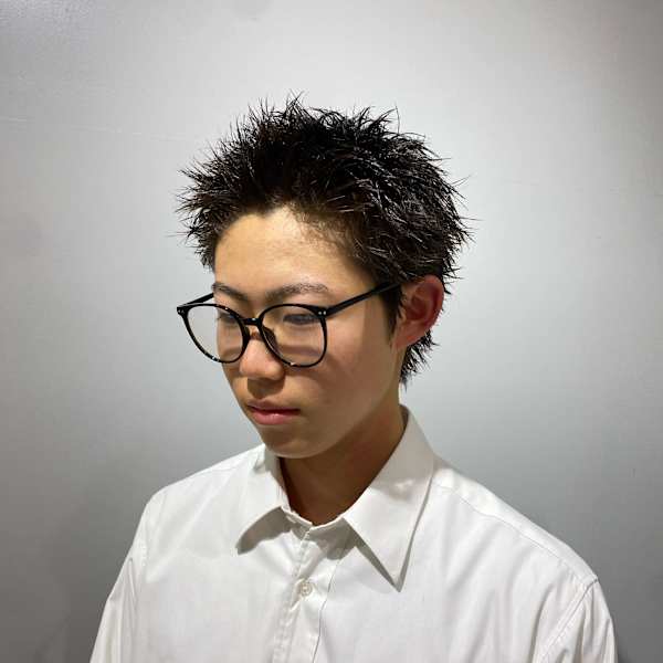 黒髪/スパイキーショート|Riganuts 池袋店