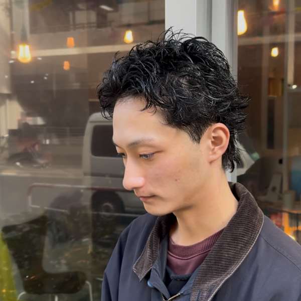 黒髪/癖毛/スパイキーショート|Riganuts 池袋店