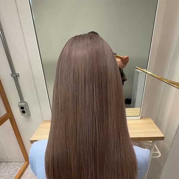 ゆるふわベージュ❤︎艶たっぷりケアカラー×髪質改善|髪質改善/縮毛矯正専門店Hailey