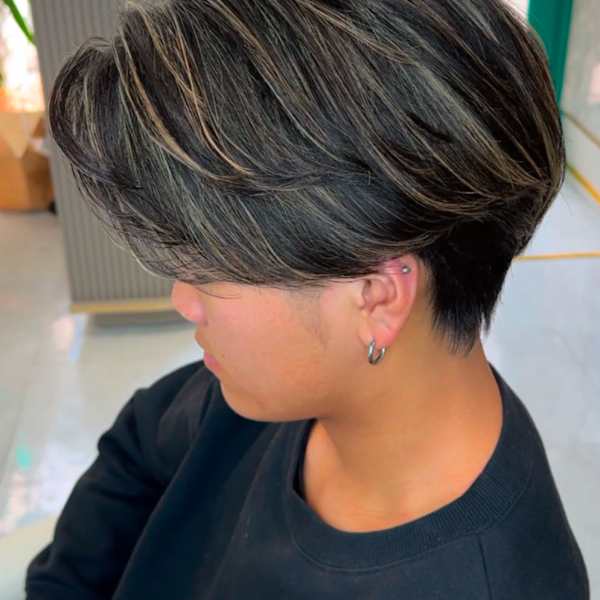 【メンズ】ハイライト/カット/ブリーチ