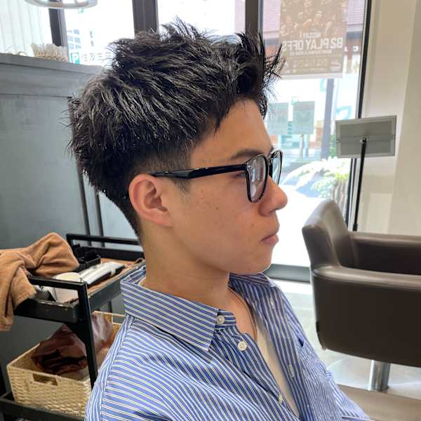 スパイキーショート/フェザーマッシュ/韓国メンズ/越谷|The COSTA of RICHAIR　越谷店