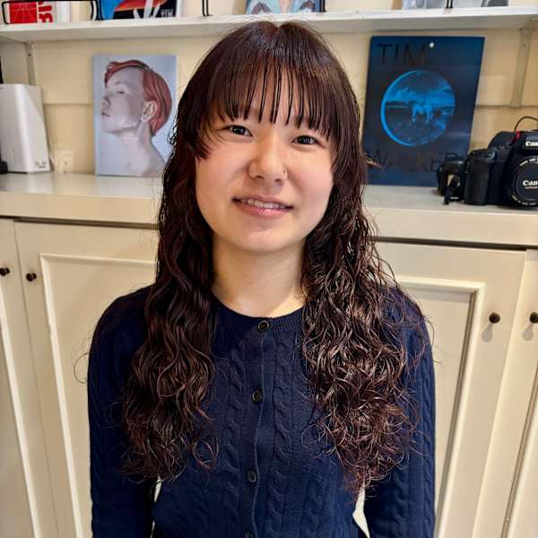 姫カット×スパイラルパーマ