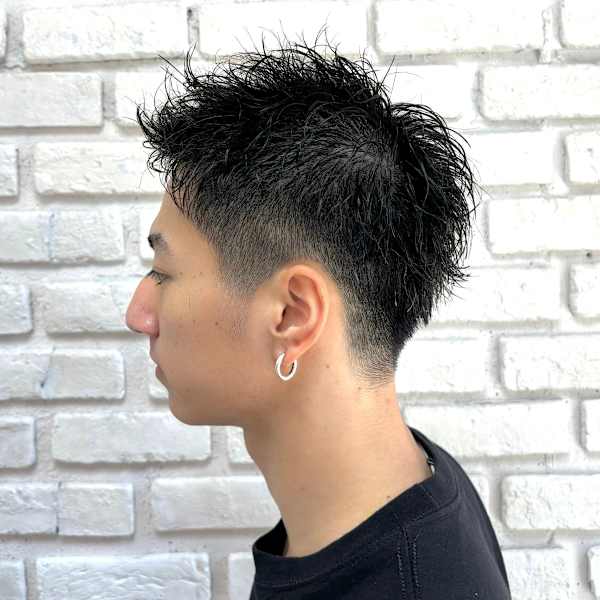 アップバングショート、刈り上げスパイキーショート、池袋|creeb池袋(クリーブ)