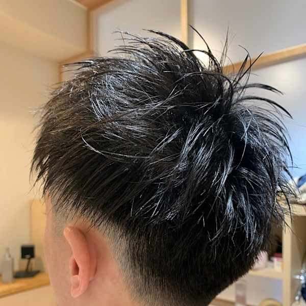 ミドルフェード・ツーブロ|TOMOYUKI WORKS