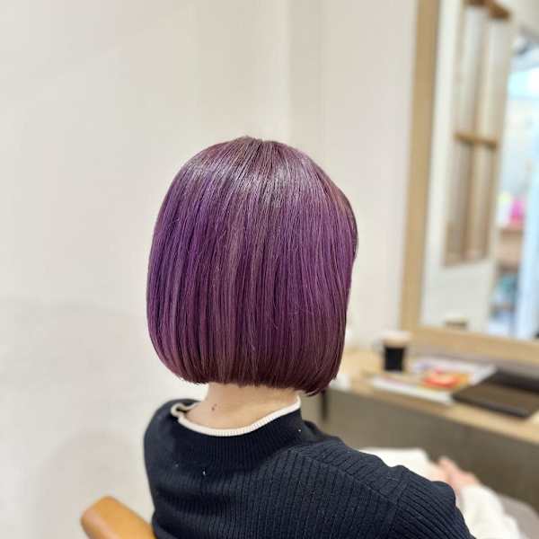 ラベンダーヘア