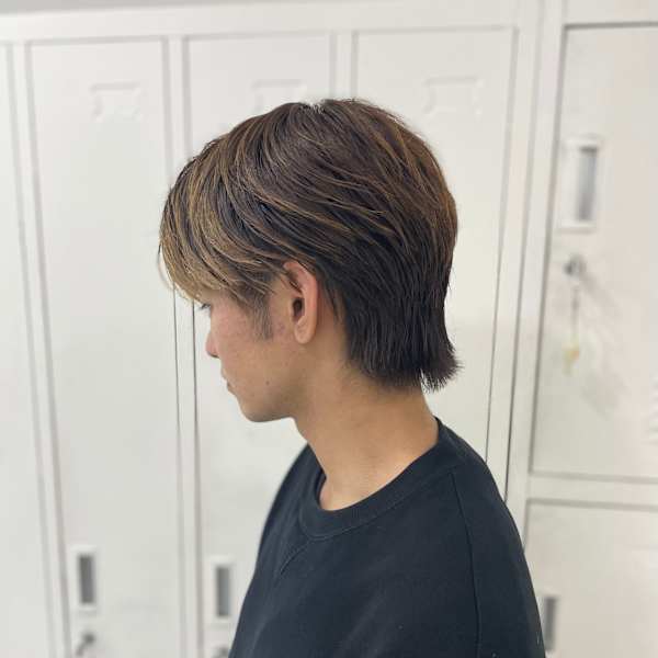 毛流れニュアンス縮毛矯正