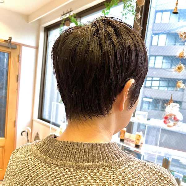 襟足改善ベリーショート