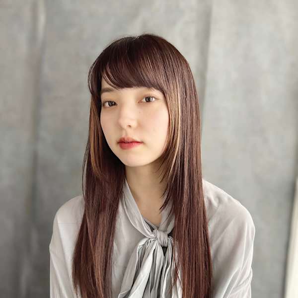 レイヤーカット/ストレート/縮毛矯正