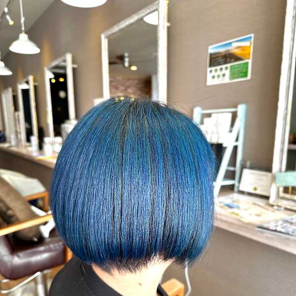 インナーカラーショートカットショートボブハイライトメッシュ