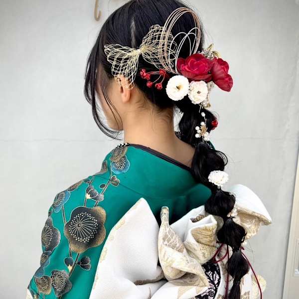 成人式/振袖/着付け/ヘアーメイク/着物レンタル/前撮り|Hair Make Billow丸亀店