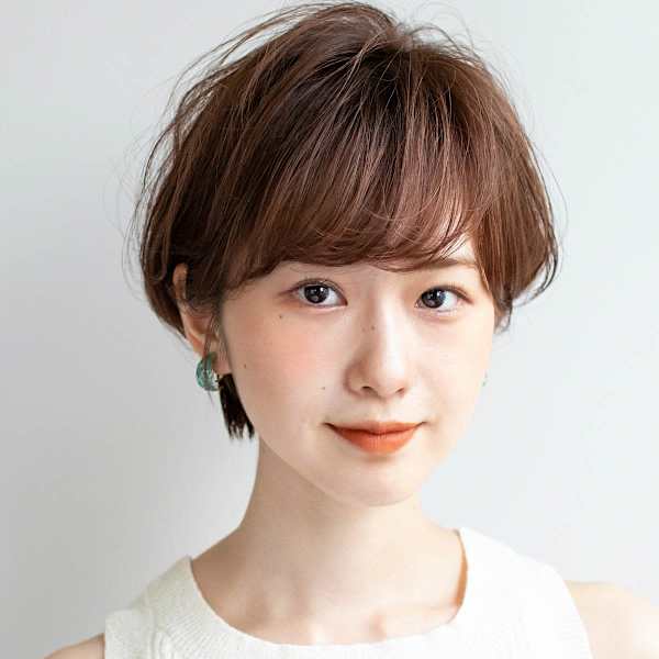 イメチェン/ホワイトブロンド/外ハネボブ/美髪/八乙女|Hair Lounge Rough 八乙女【ヘアー ラウンジ ラフ】