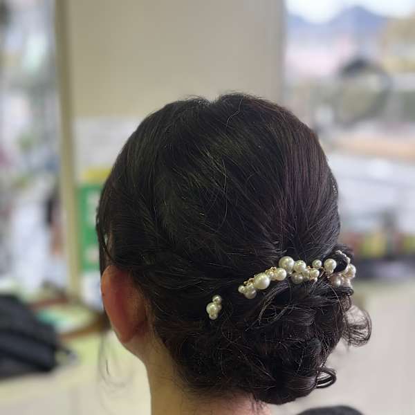 ★結婚式おセット×アレンジシニヨン