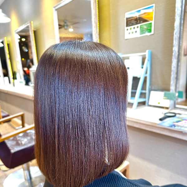 インナーカラーショートカットシュートボブハイライトメッシュ