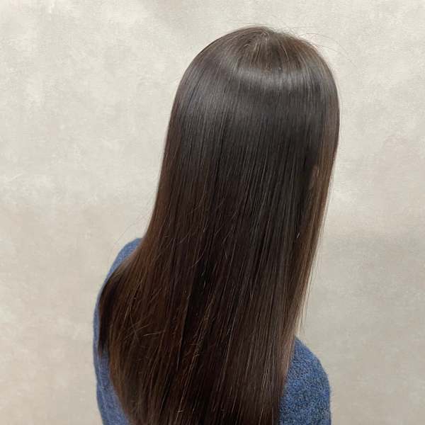 美髪髪質改善トリートメント/似合わせカット/フェミニンロング