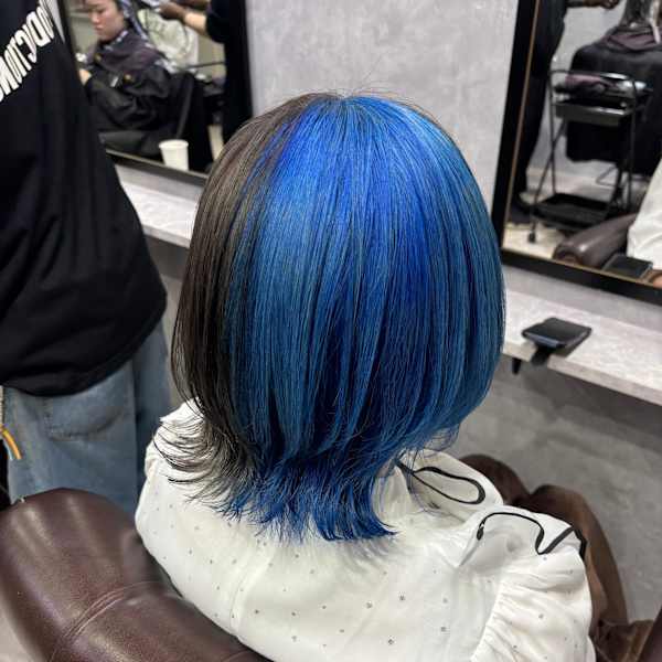 ツートンカラー×ウルフ