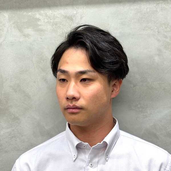 ビジネス大活躍　清潔感抜群のアップバング