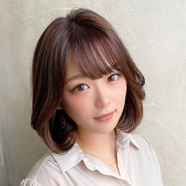 大人可愛い/ショートボブ/メルティカラー/似合わせカット