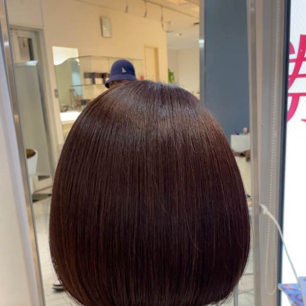 アフター → ビフォア 右にスワイプ【白髪染め/脱白髪染め】