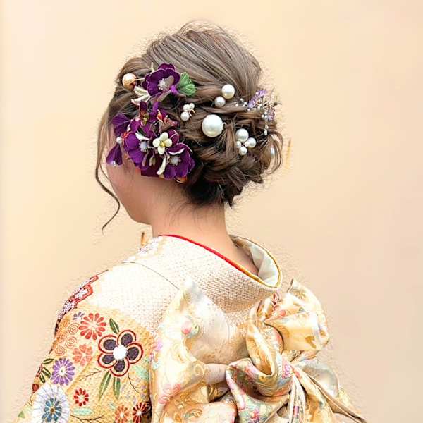 卒業式、成人式のヘアセット