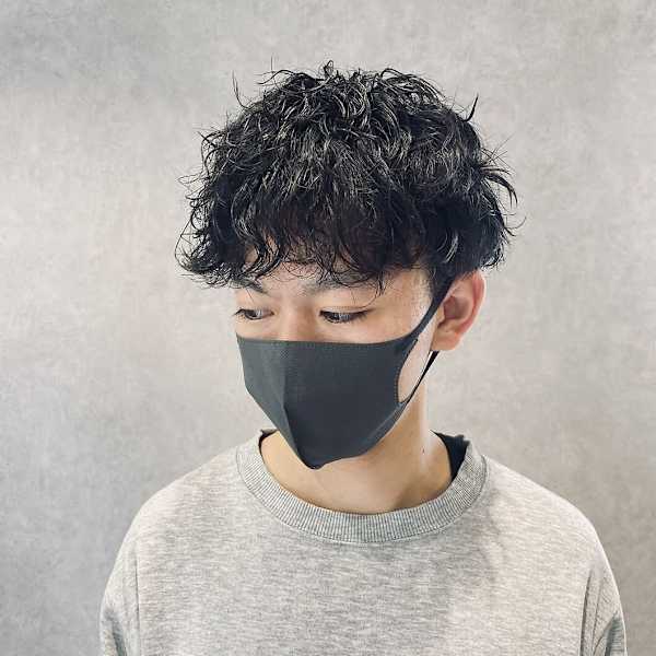 20代/30代/40代/50代メンズ/波巻き/ツイストパーマ