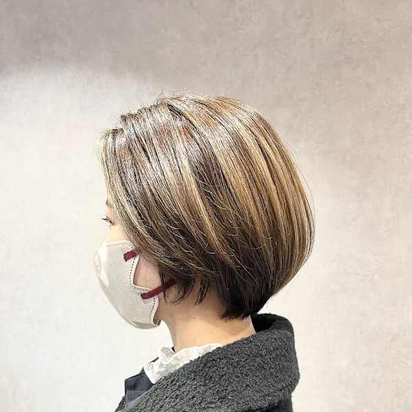 30代/40代/50代/ケアブリーチ/ハイライト/ボブ